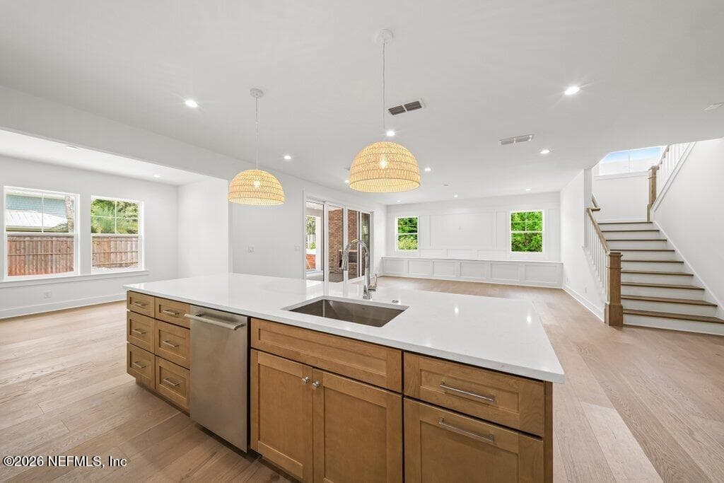 Large dining room off kitchen — 397 PLAZA, Atlantic Beach, FL 32233