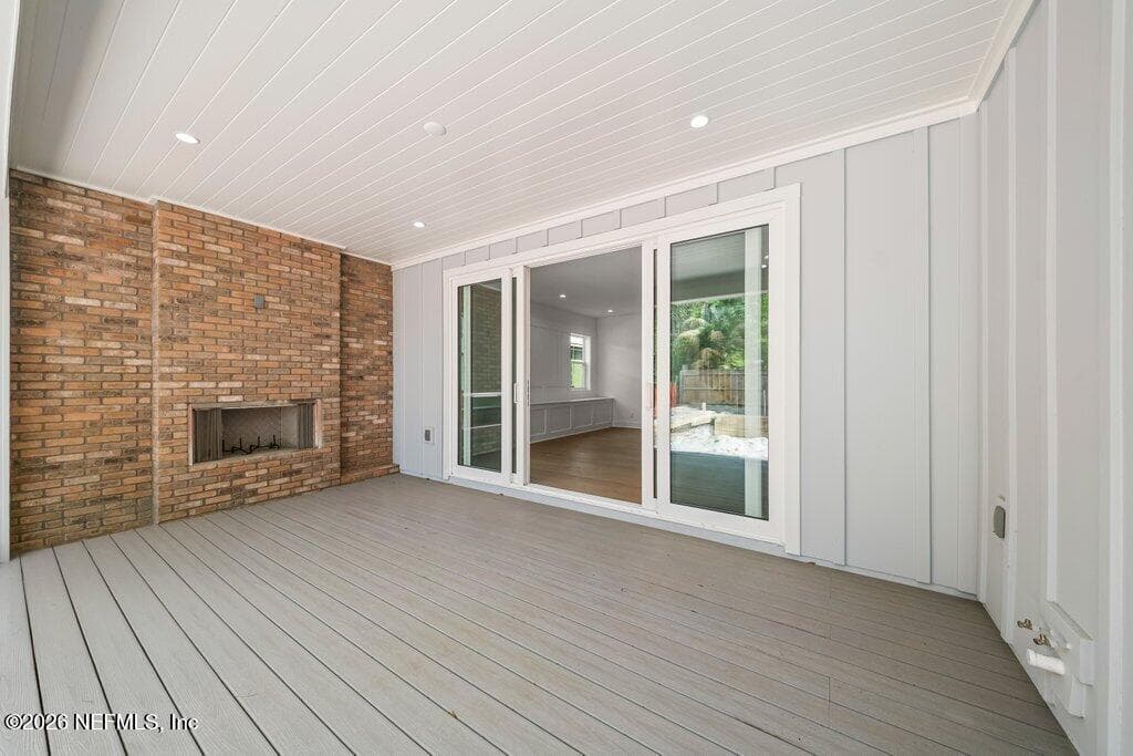 back covered lanai — 397 PLAZA, Atlantic Beach, FL 32233