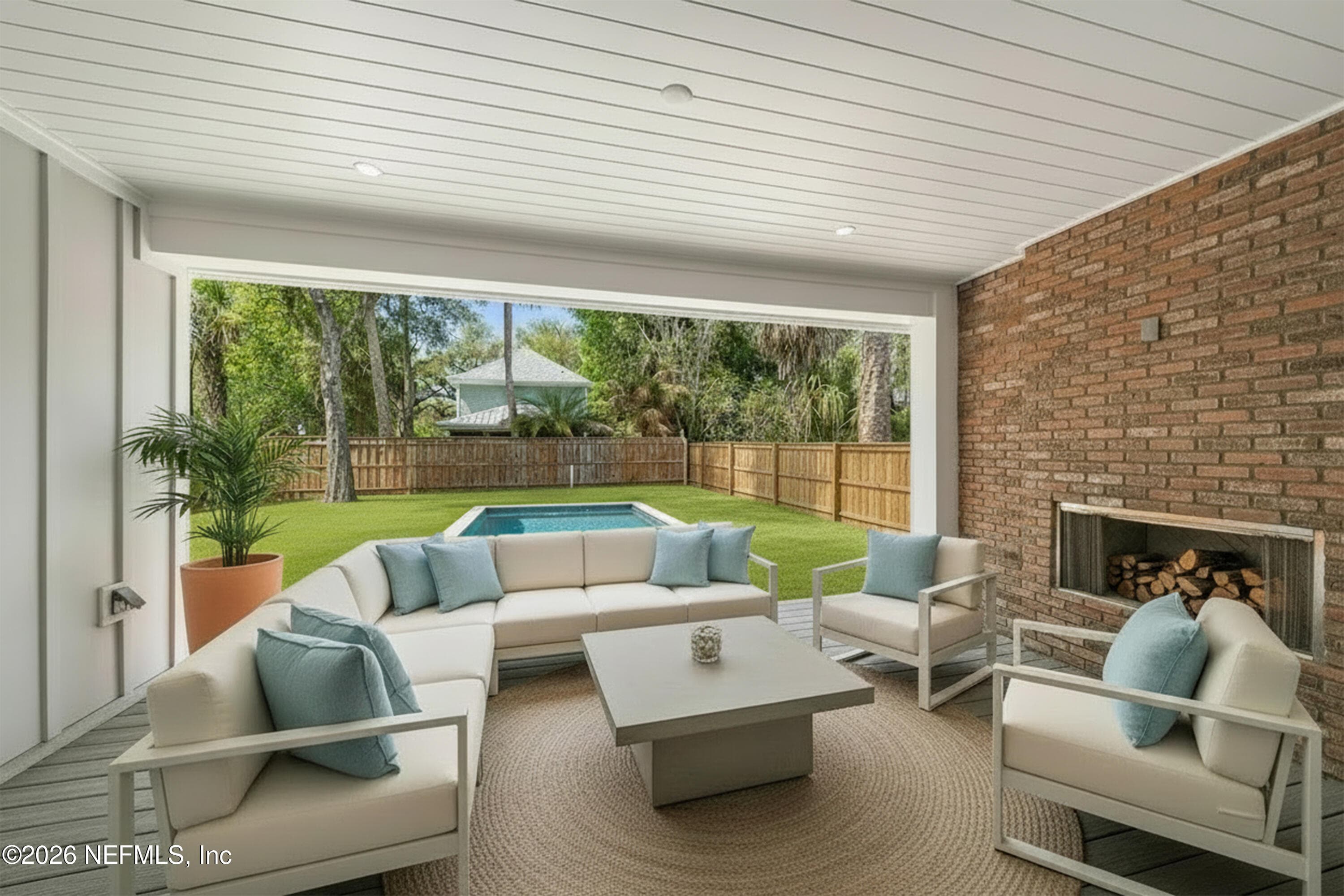 ai photo, pool under construction — 397 PLAZA, Atlantic Beach, FL 32233