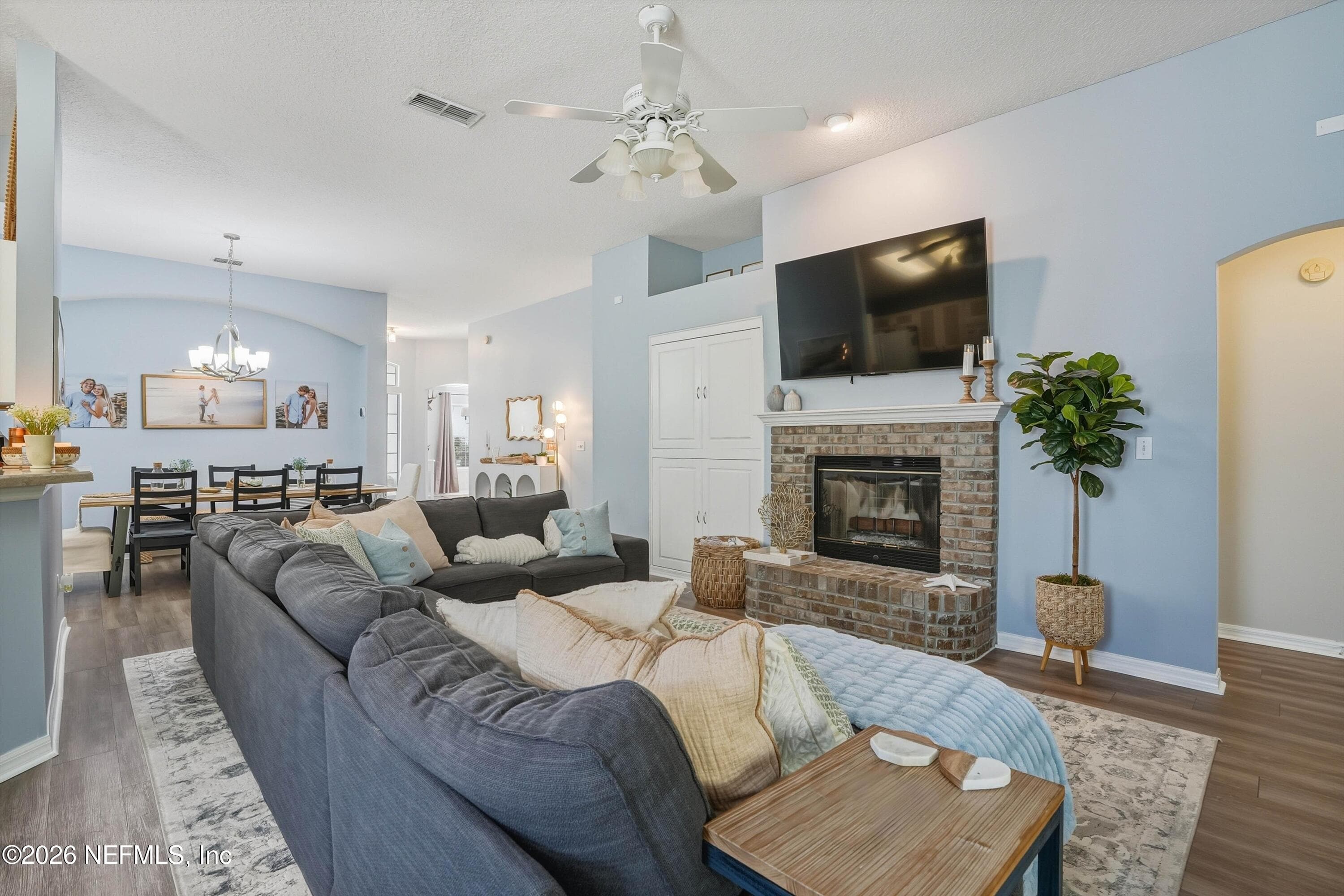 Home is now painted white throughout. — 717 LOCKWOOD Lane, St. Johns, FL 32259