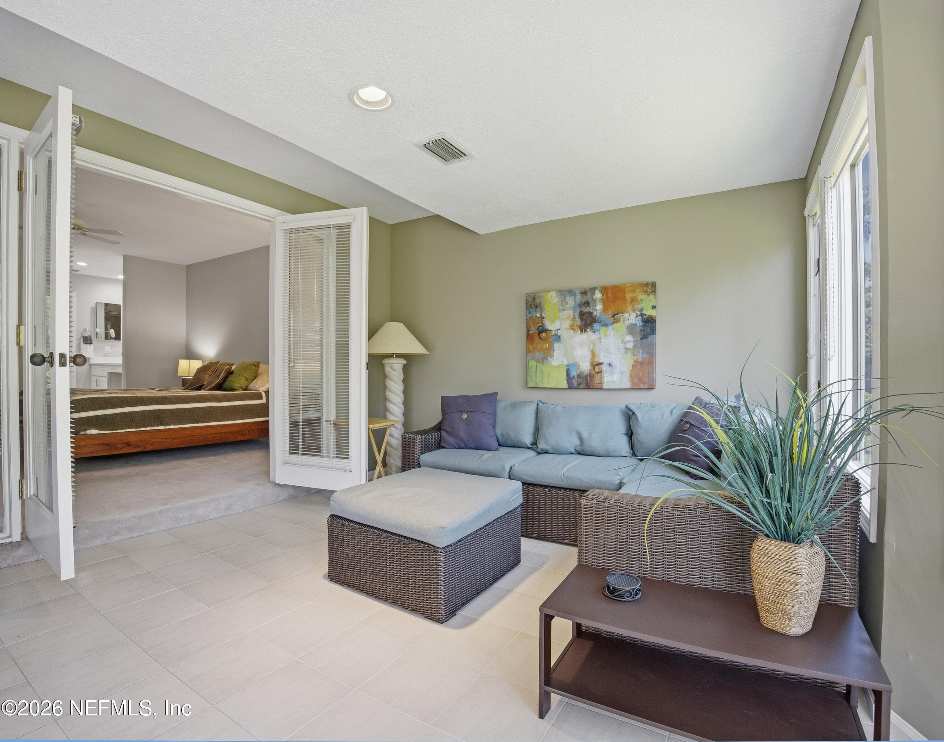 Large sunroom overlooking the water. — 94 PLAYERS CLUB VILLAS Road, Ponte Vedra Beach, FL 32082