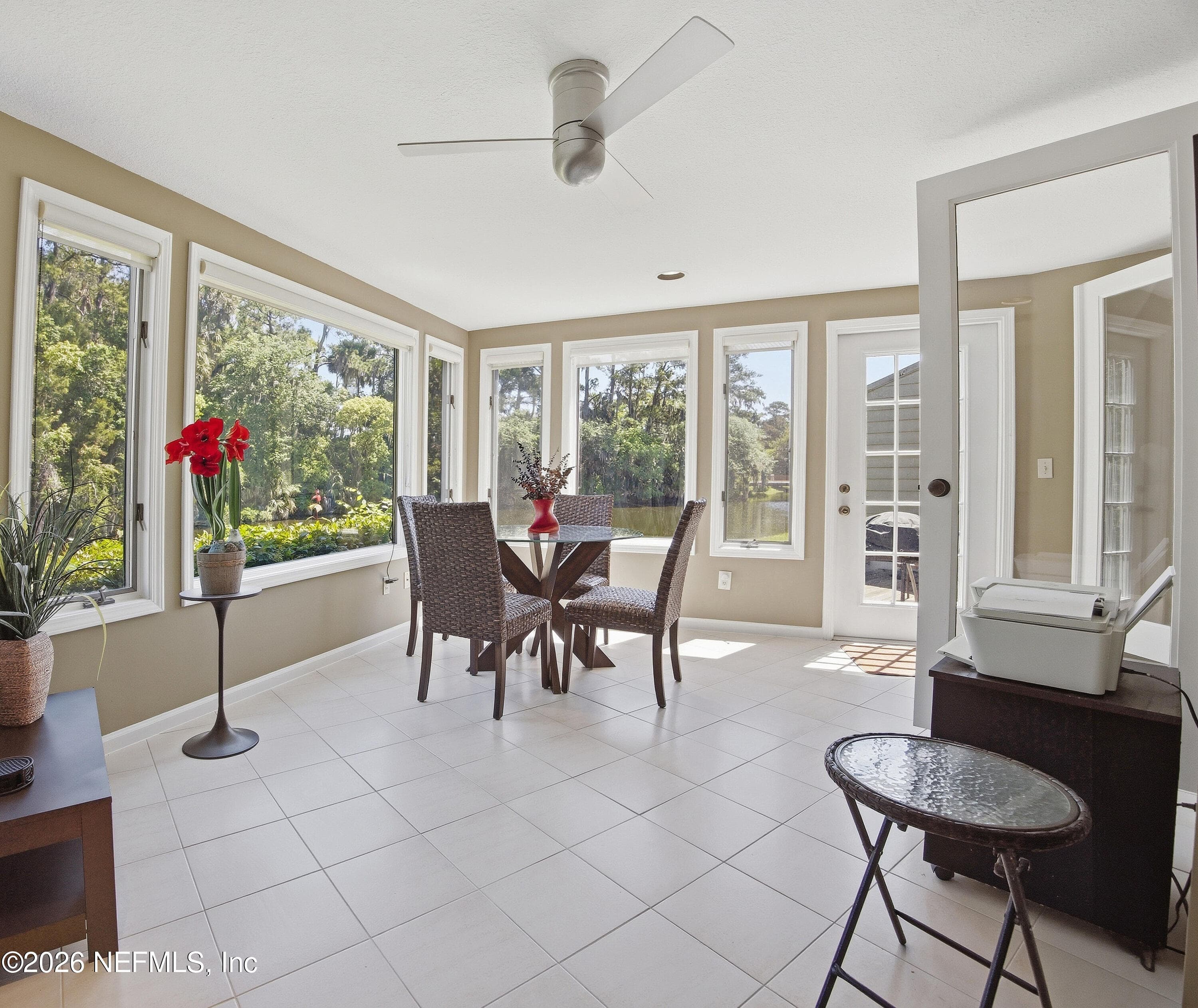 Sunroom overlooking the water. — 94 PLAYERS CLUB VILLAS Road, Ponte Vedra Beach, FL 32082