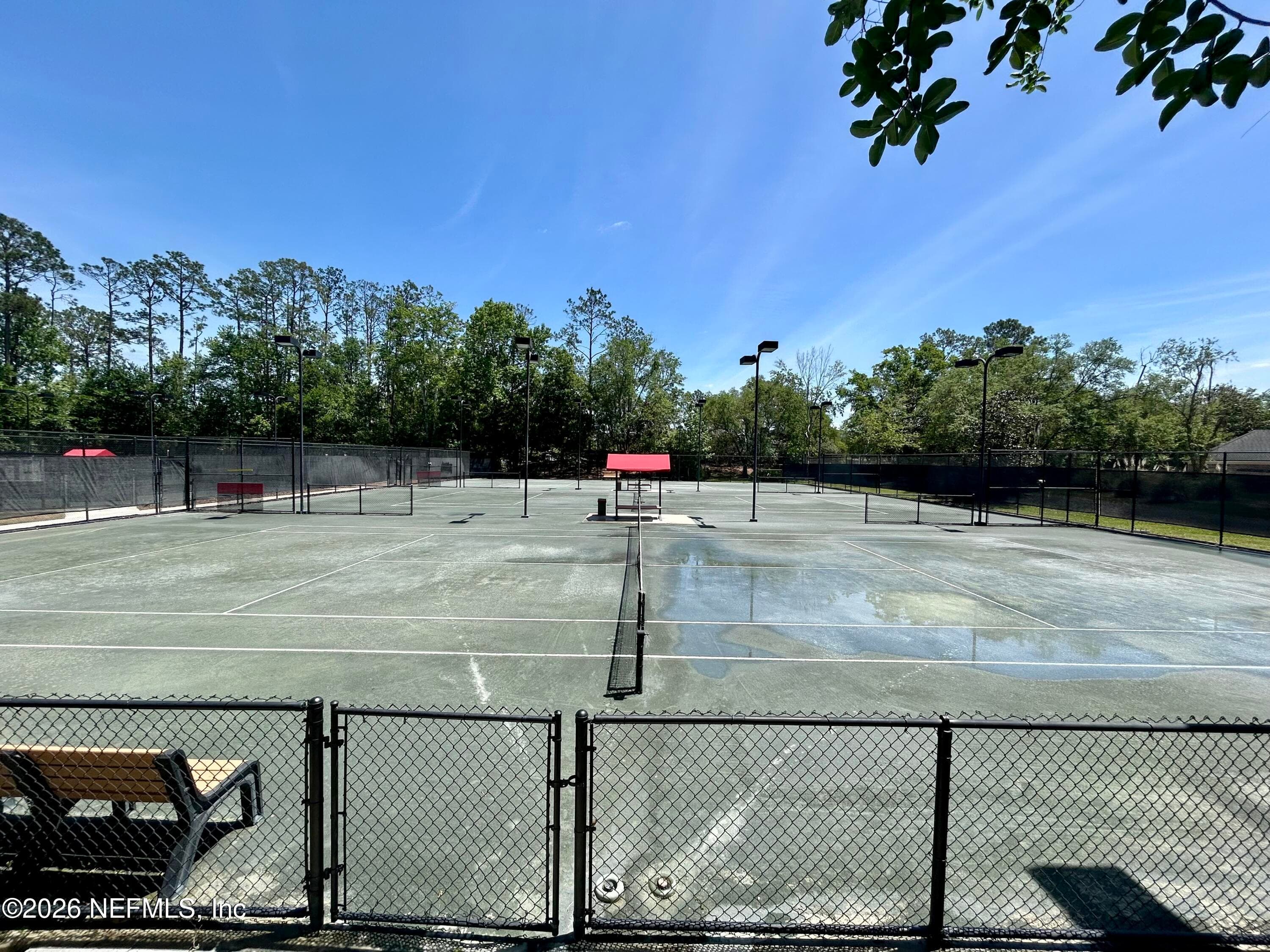 5 lighted clay tennis courts — 1943 ROSE MALLOW Lane, Fleming Island, FL 32003