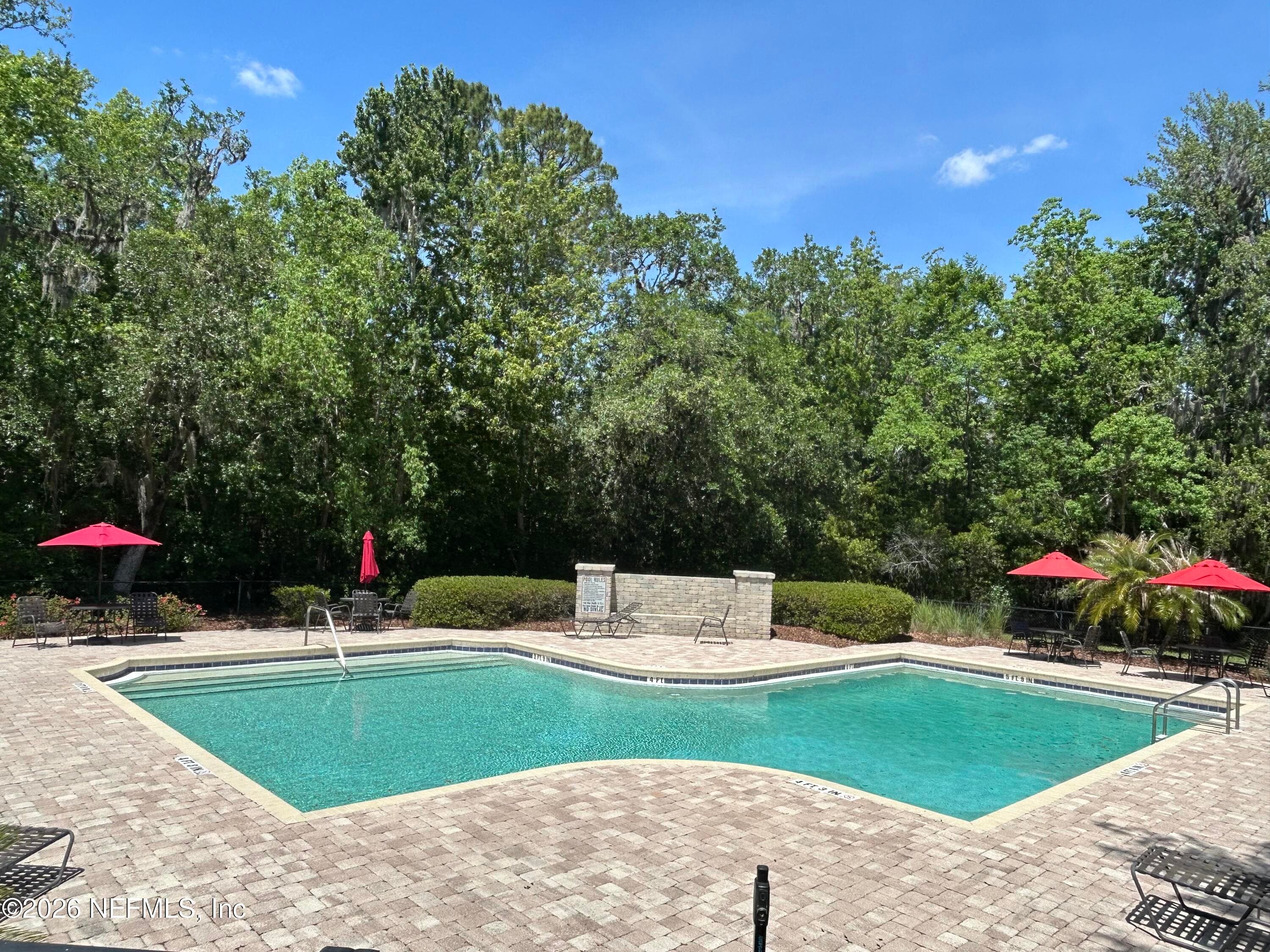 Back park pool — 1943 ROSE MALLOW Lane, Fleming Island, FL 32003