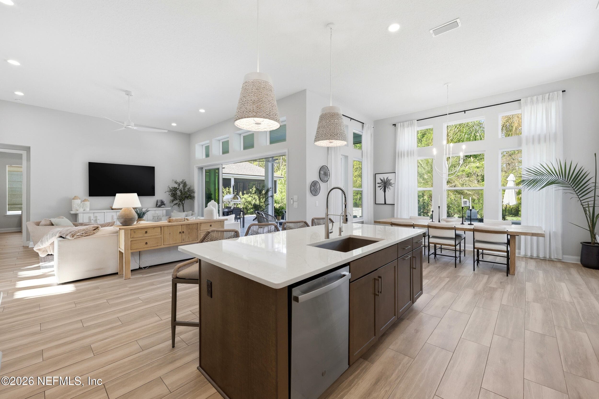 View from kitchen — 351 PALM CREST Drive, Ponte Vedra, FL 32081