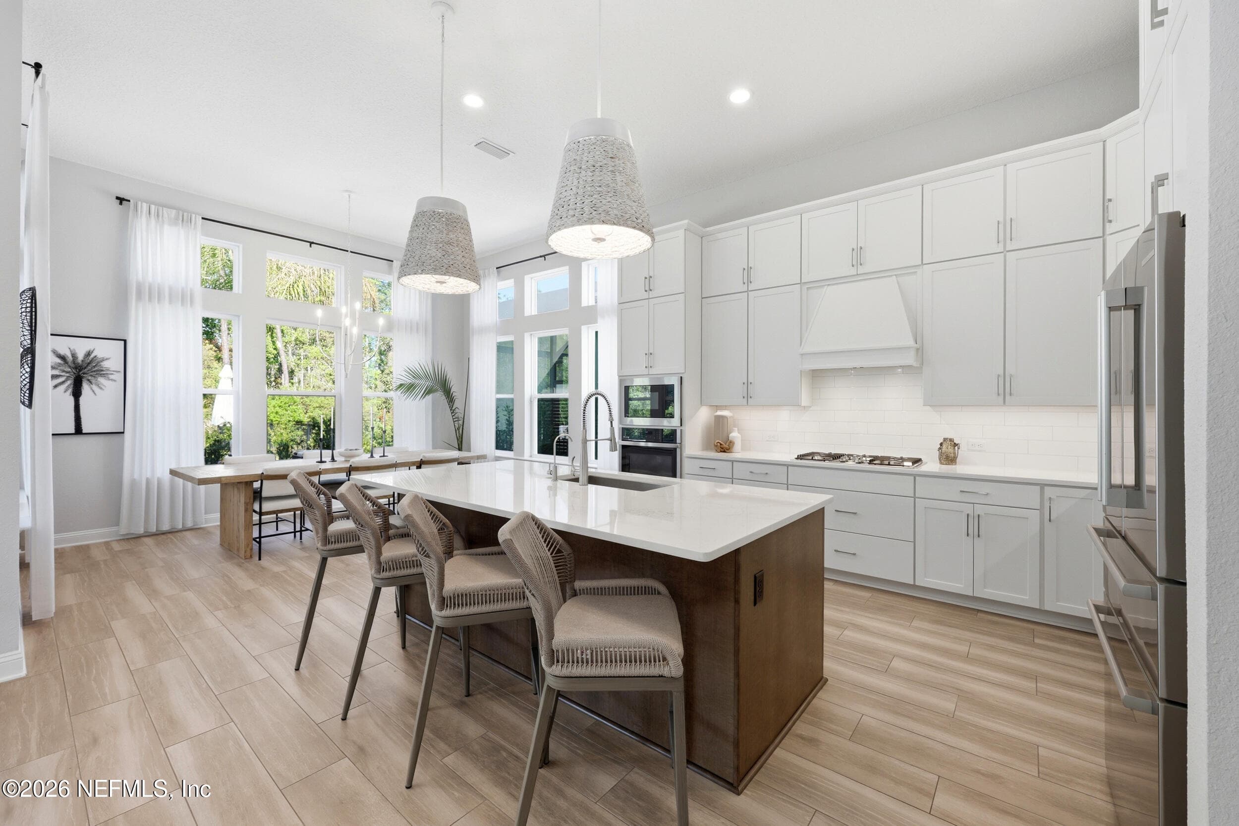 Kitchen + dining flow — 351 PALM CREST Drive, Ponte Vedra, FL 32081