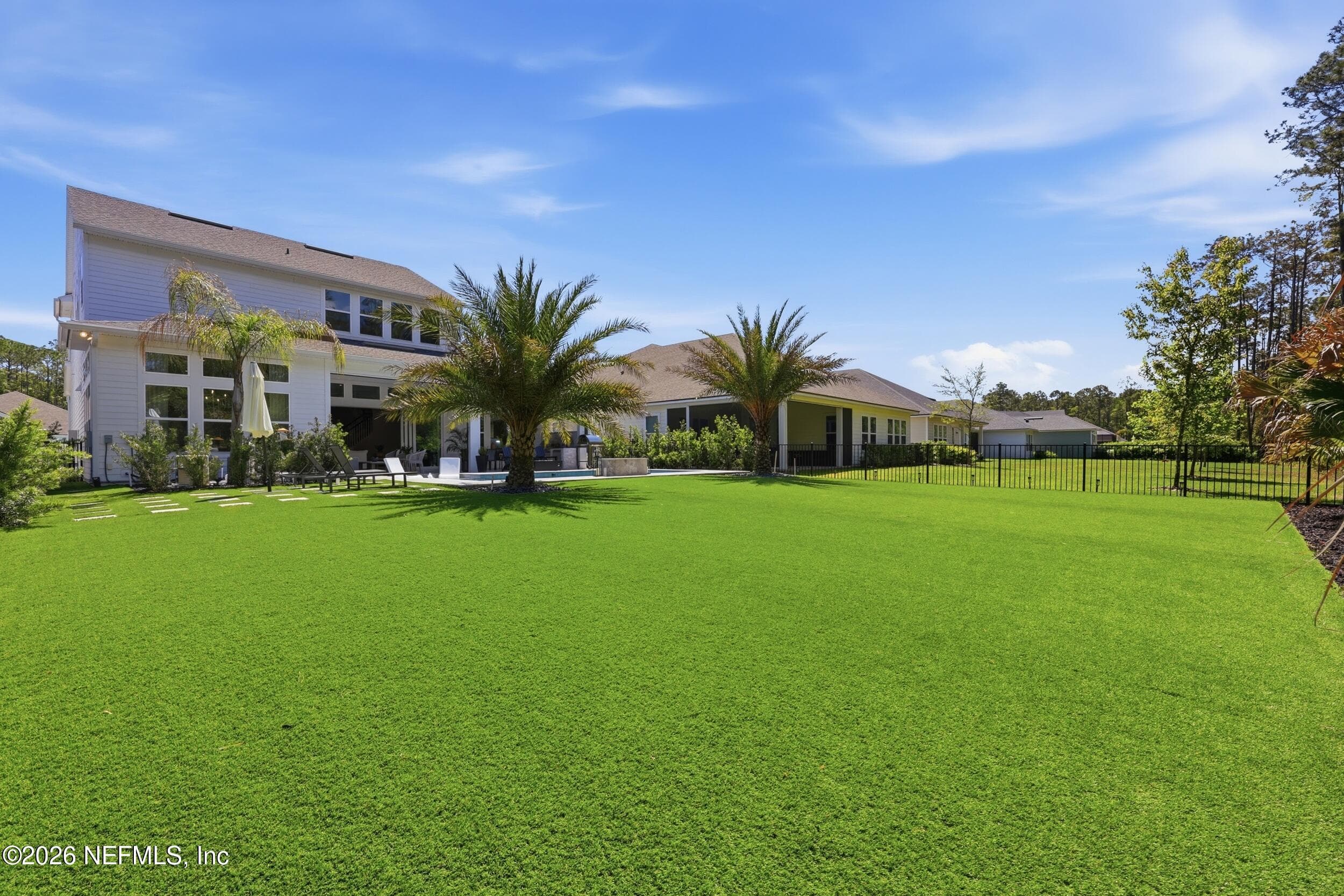 Spacious yard — 351 PALM CREST Drive, Ponte Vedra, FL 32081