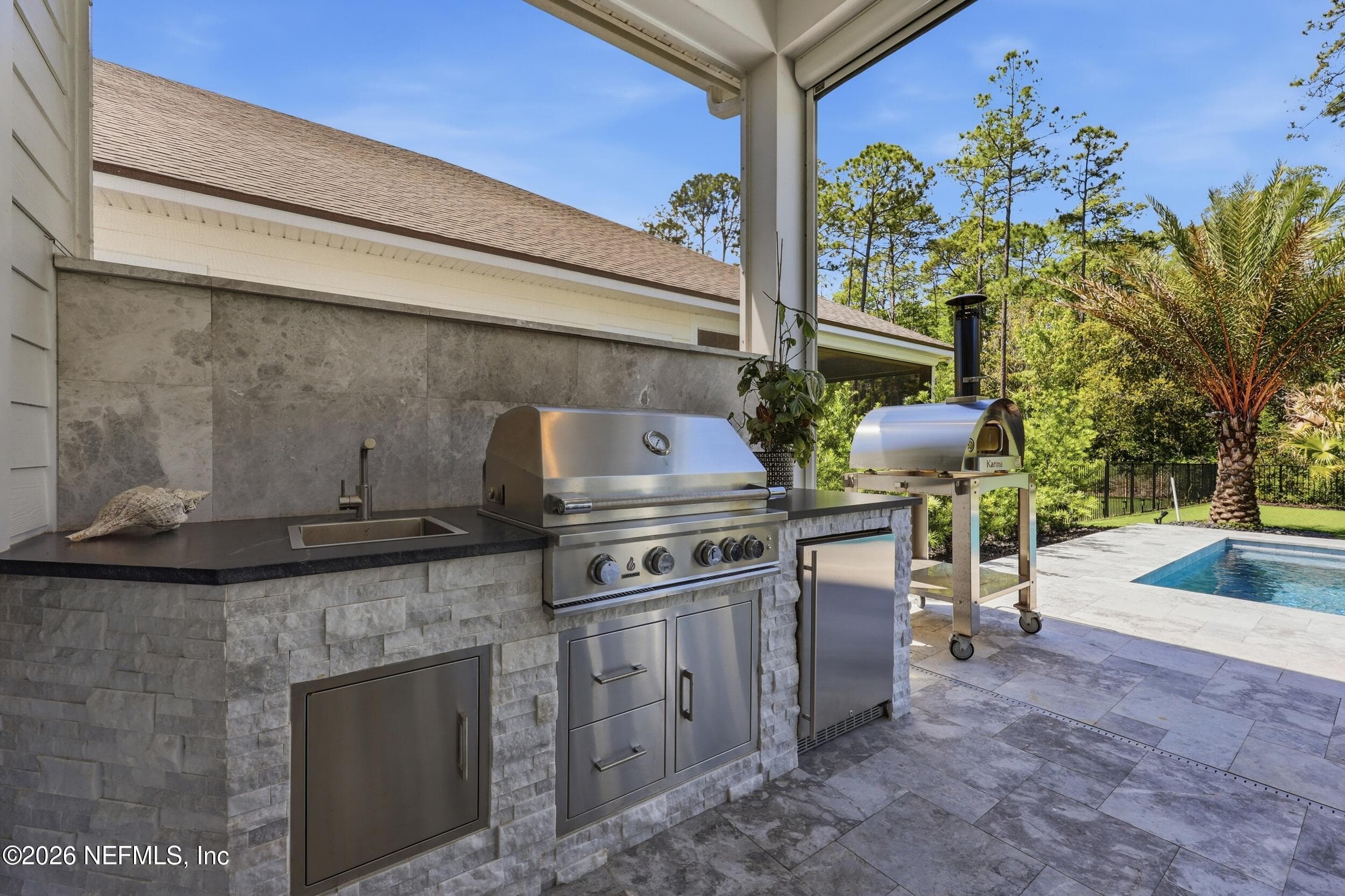 Outdoor Kitchen — 351 PALM CREST Drive, Ponte Vedra, FL 32081