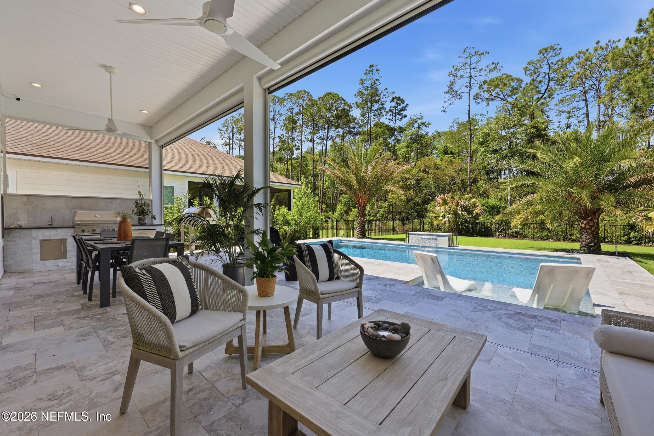 Outdoor entertainment space — 351 PALM CREST Drive, Ponte Vedra, FL 32081