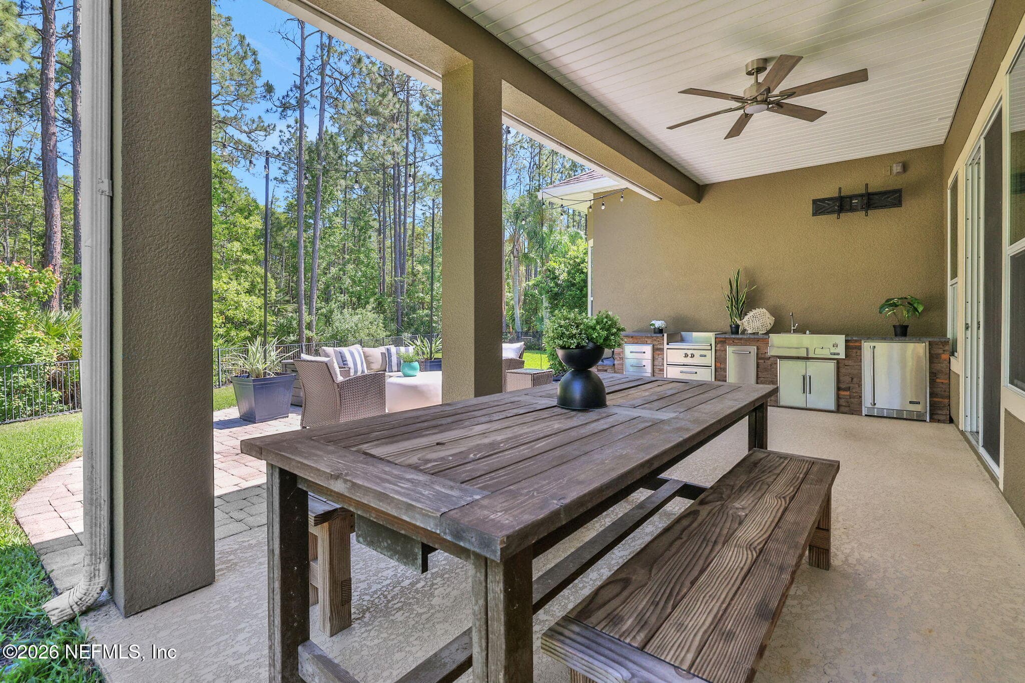 Outdoor dining — 408 STATELY SHOALS Trail, Ponte Vedra, FL 32081