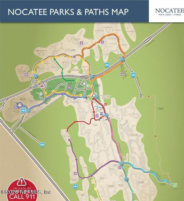 Nocatee Greenway trails & electric cart paths — 408 STATELY SHOALS Trail, Ponte Vedra, FL 32081