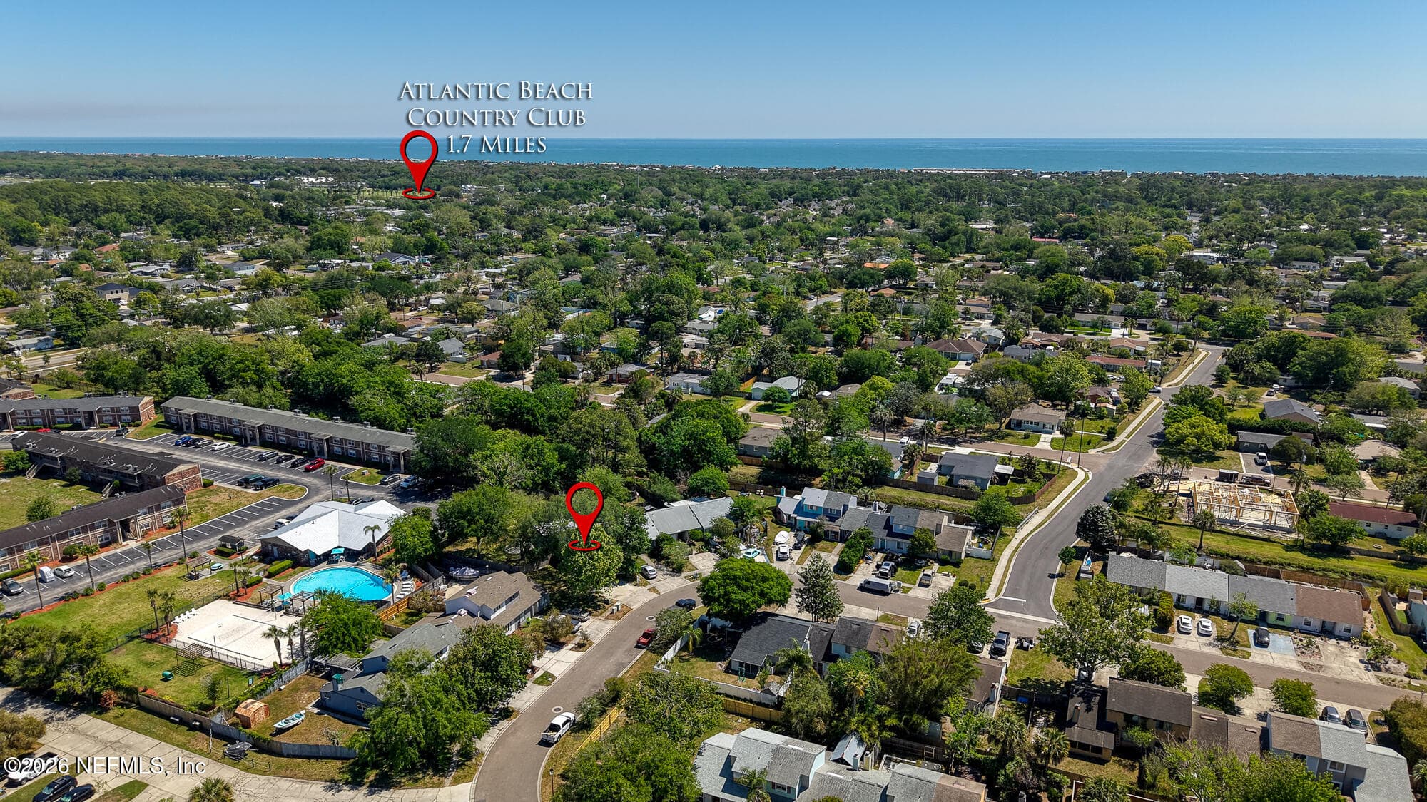Photo 5 of 582 AQUATIC Drive, Atlantic Beach, FL 32233