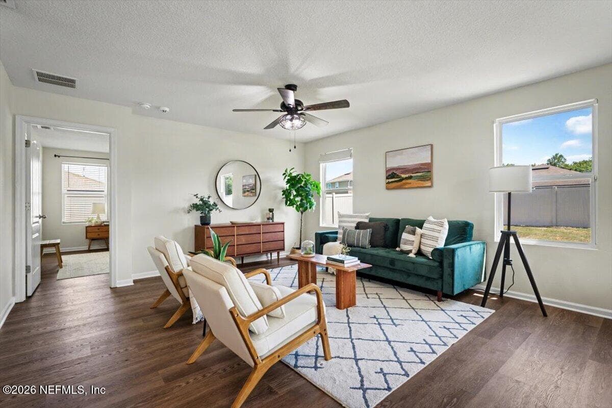 Move-in ready! Fresh paint and new luxury vinyl plank flooring throughout. — 2164 WILLOW SPRINGS Drive, Green Cove Springs, FL 32043