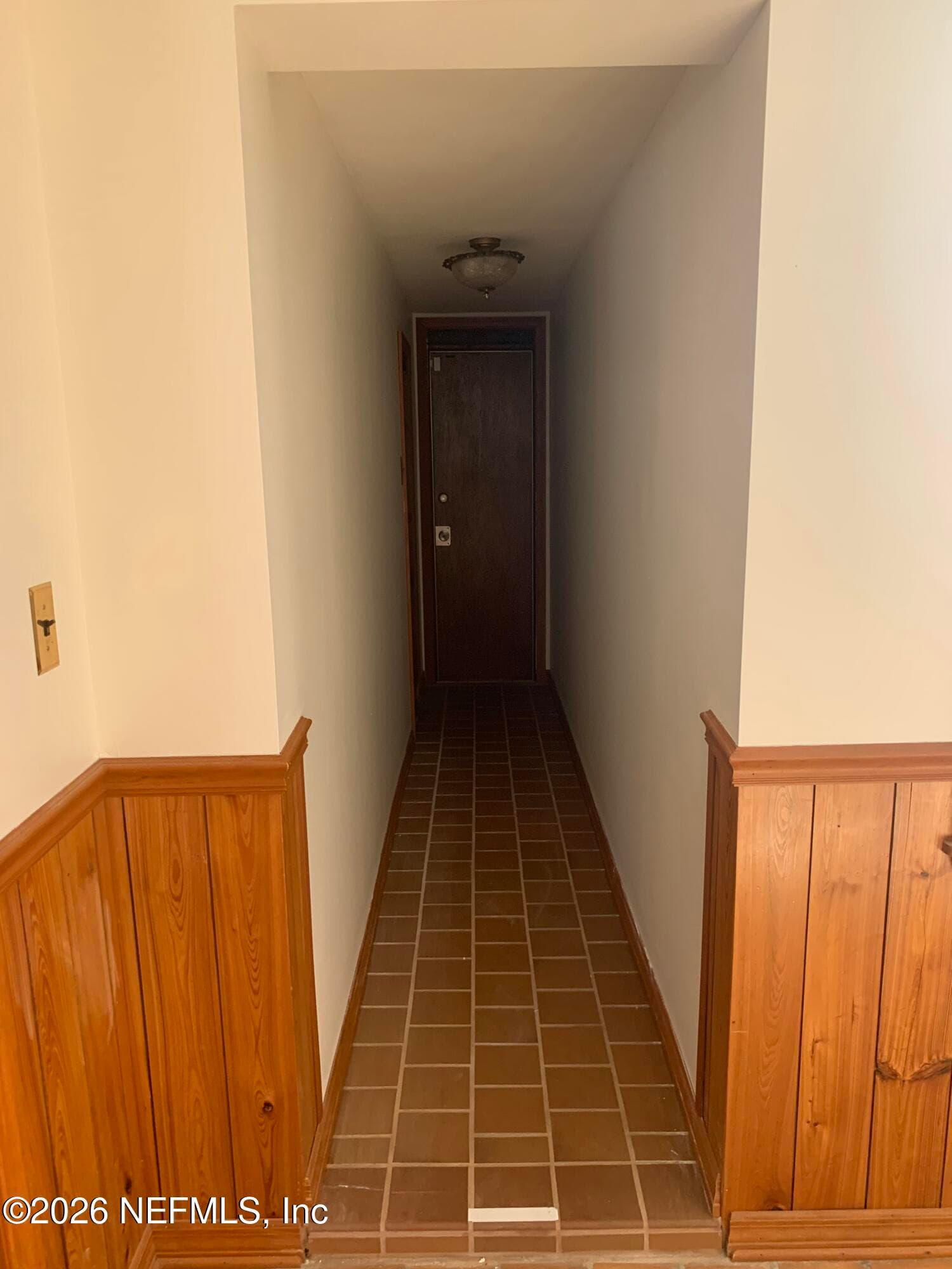 End of hallway workshop, exterior door & covered walkway to 2 car garage & apartment to rent, use as guest home or mother-in-law/nanny suite. — 120 BEACH Avenue, Atlantic Beach, FL 32233