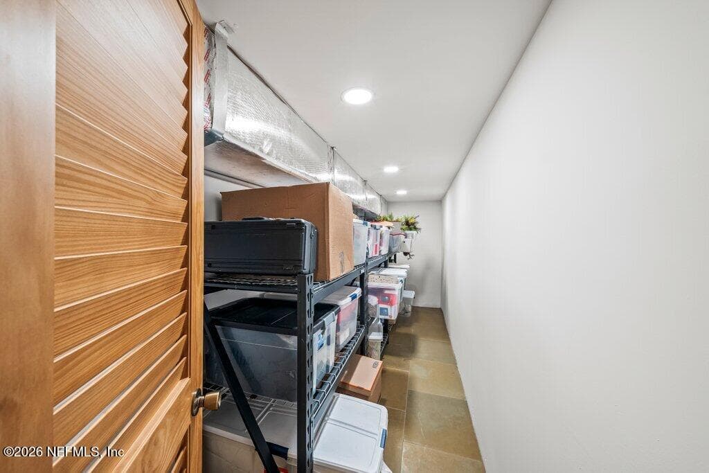 Storage down stairs — 1271 E COAST Drive, Atlantic Beach, FL 32233