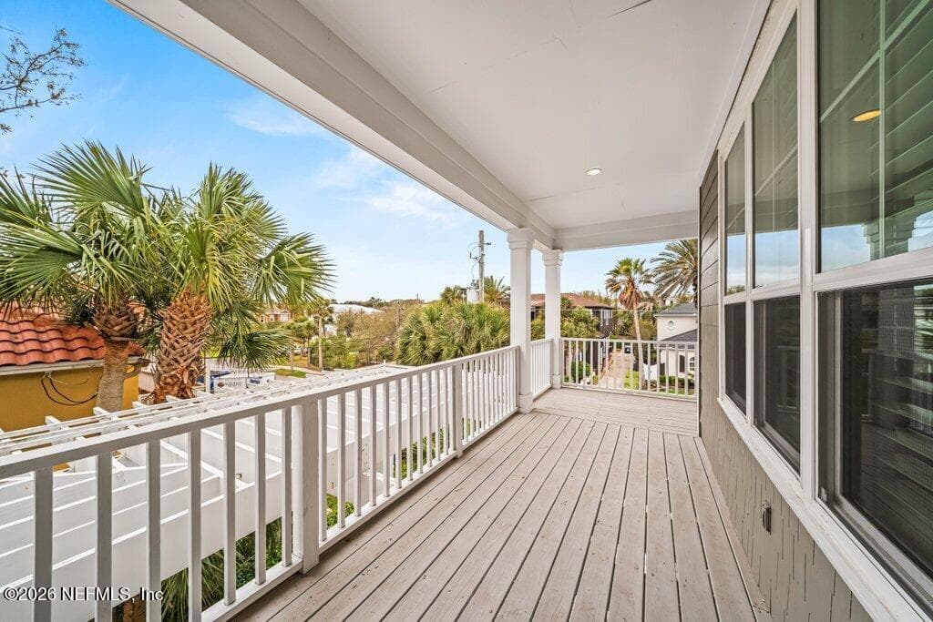 wrap around front porch — 1271 E COAST Drive, Atlantic Beach, FL 32233