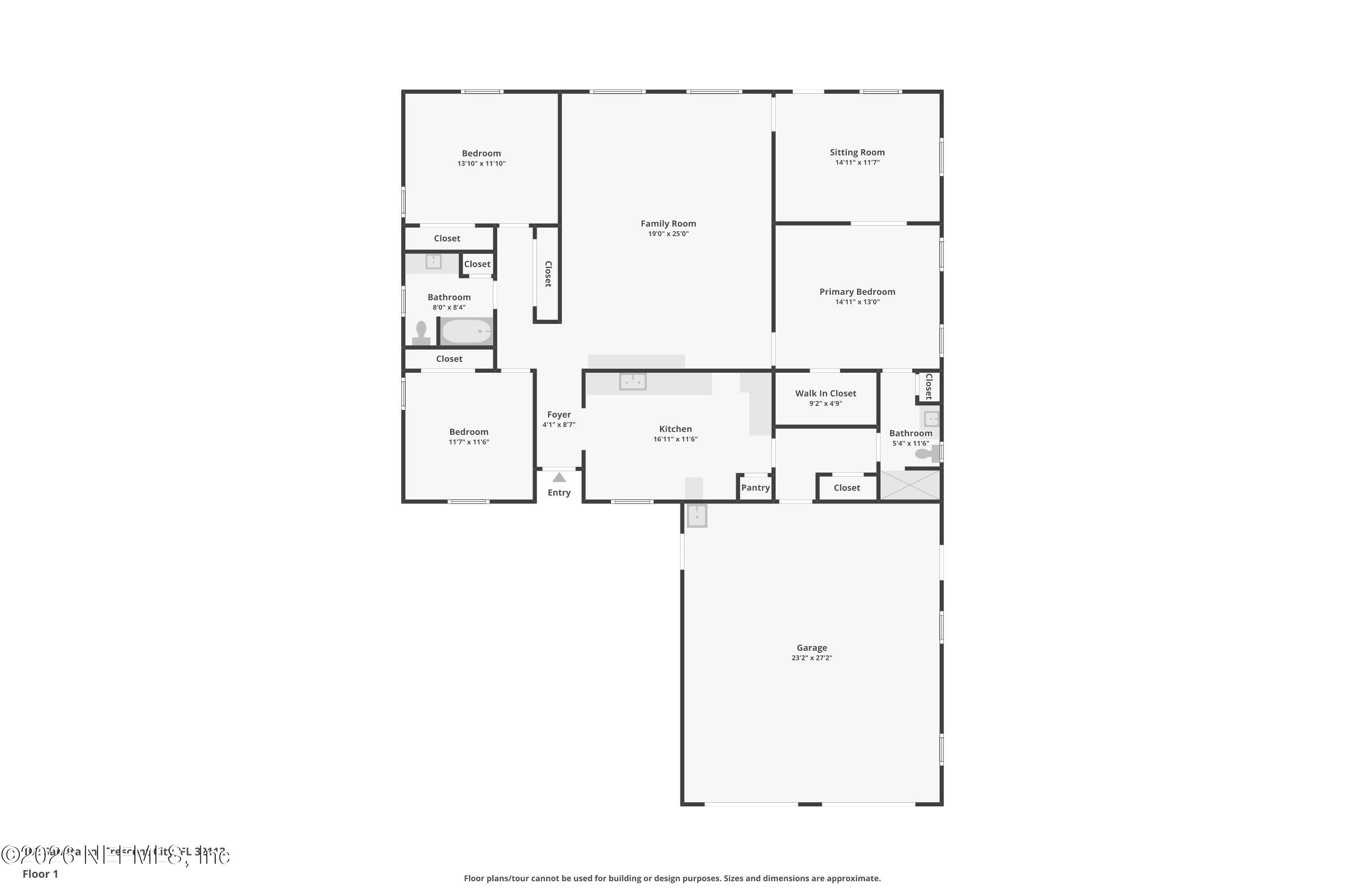 Floor Plans — 102 SANDRA Lane, Crescent City, FL 32112