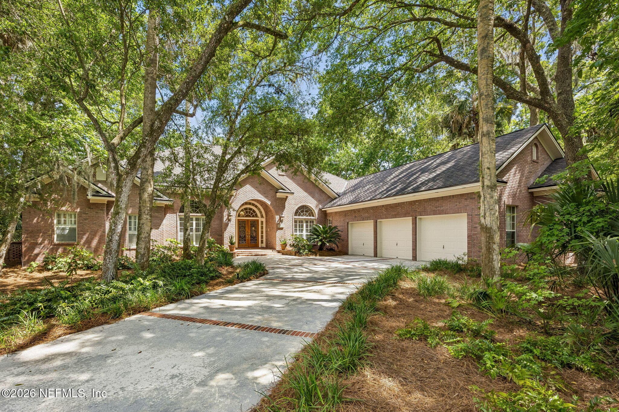 Front with long driveway — 6030 OAKBROOK Court, Ponte Vedra Beach, FL 32082