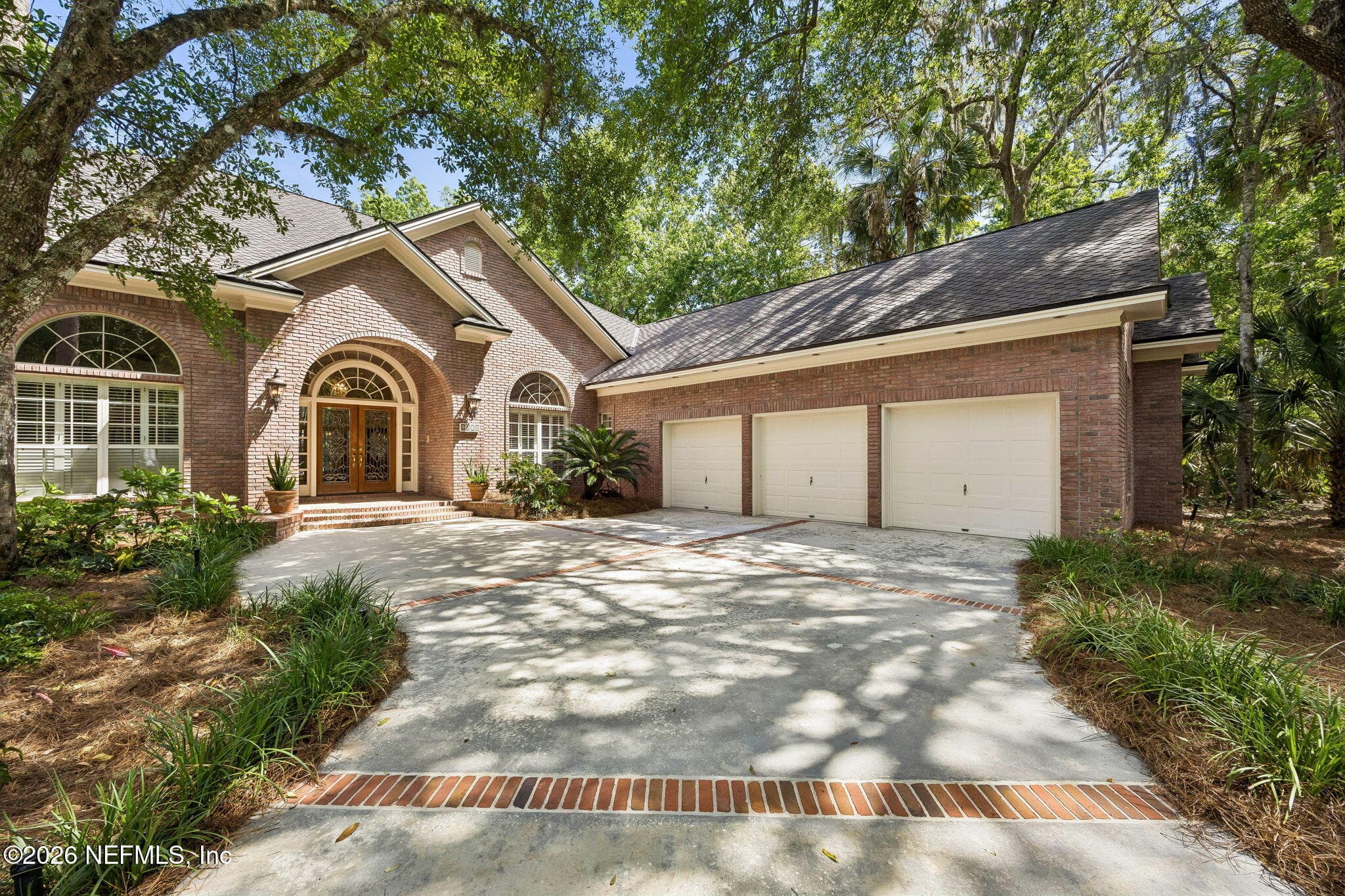 Front with 3 car garage — 6030 OAKBROOK Court, Ponte Vedra Beach, FL 32082