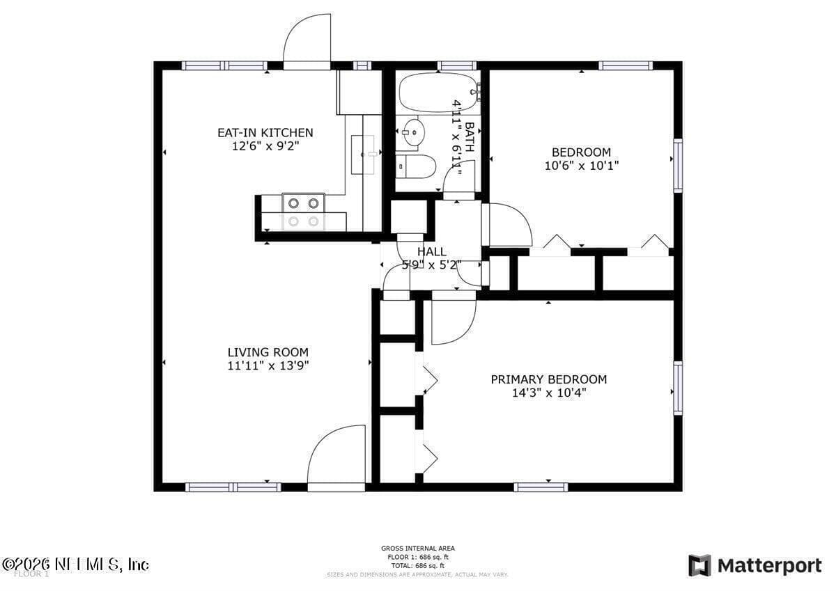 Photo 11 of 93 LEWIS Street, Atlantic Beach, FL 32233