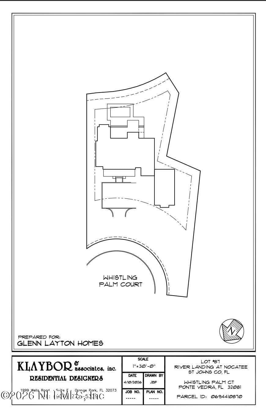 Glenn Layton Homes — 195 WHISTLING PALM Court, Ponte Vedra, FL 32081