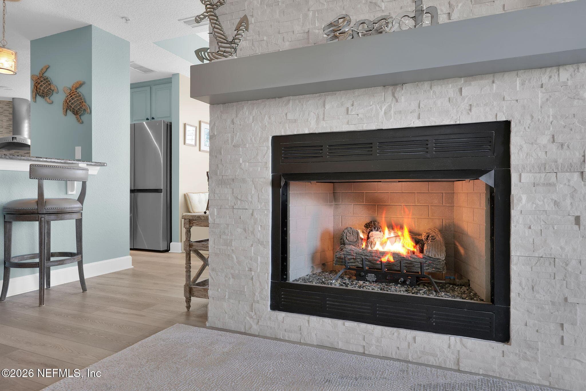 Gas Fireplace — 325 S OCEAN GRANDE Drive 201, Ponte Vedra Beach, FL 32082
