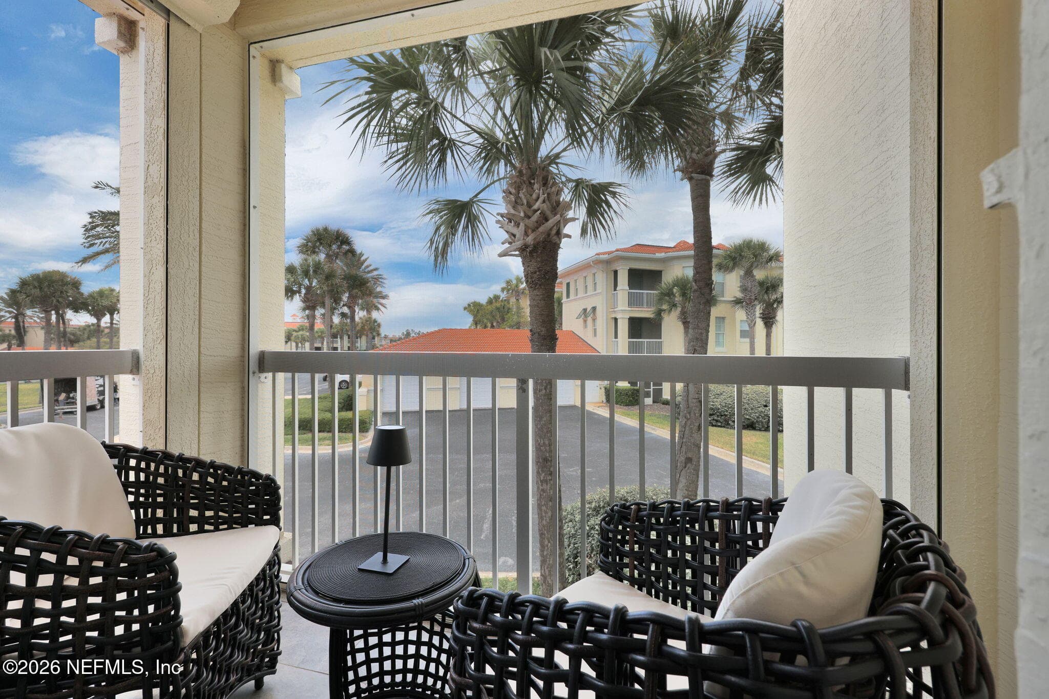 Balcony off of the Bedroom — 325 S OCEAN GRANDE Drive 201, Ponte Vedra Beach, FL 32082