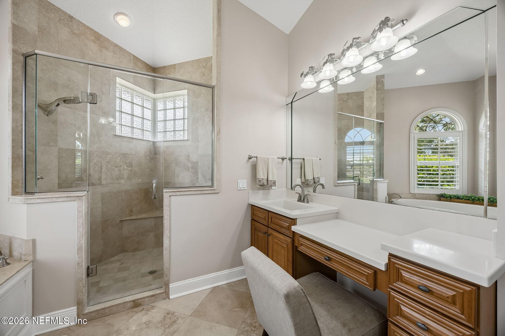Large shower and lots of counter space. — 188 CLEARLAKE Drive, Ponte Vedra Beach, FL 32082