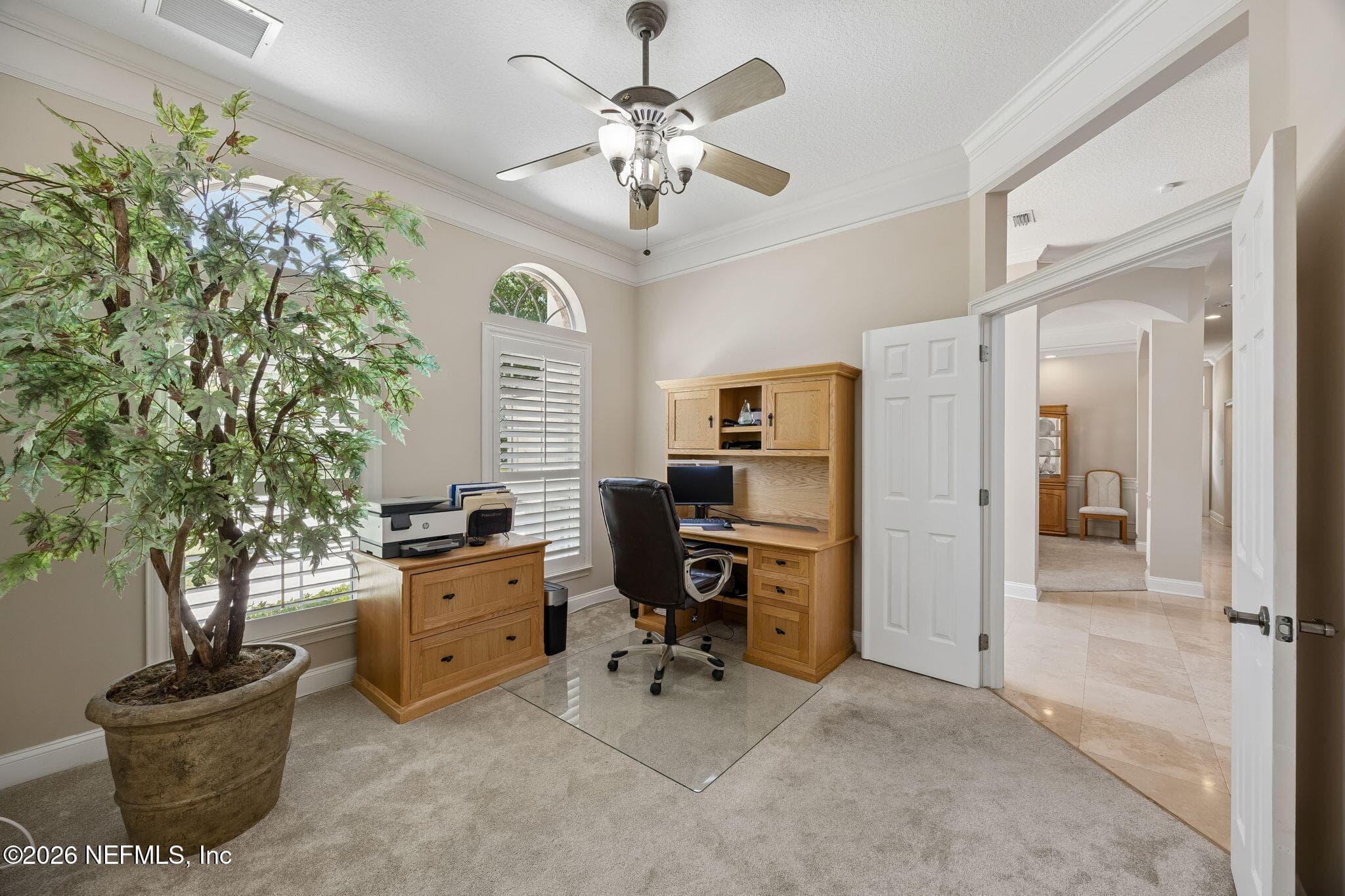 Second bedroom, currenting being used as an office. — 188 CLEARLAKE Drive, Ponte Vedra Beach, FL 32082