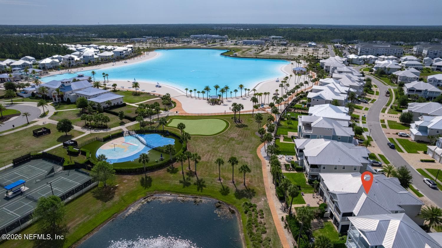 Private pond, accessible lagoon, tennis courts, and putting green — 69 RUM RUNNER Way, St. Johns, FL 32259