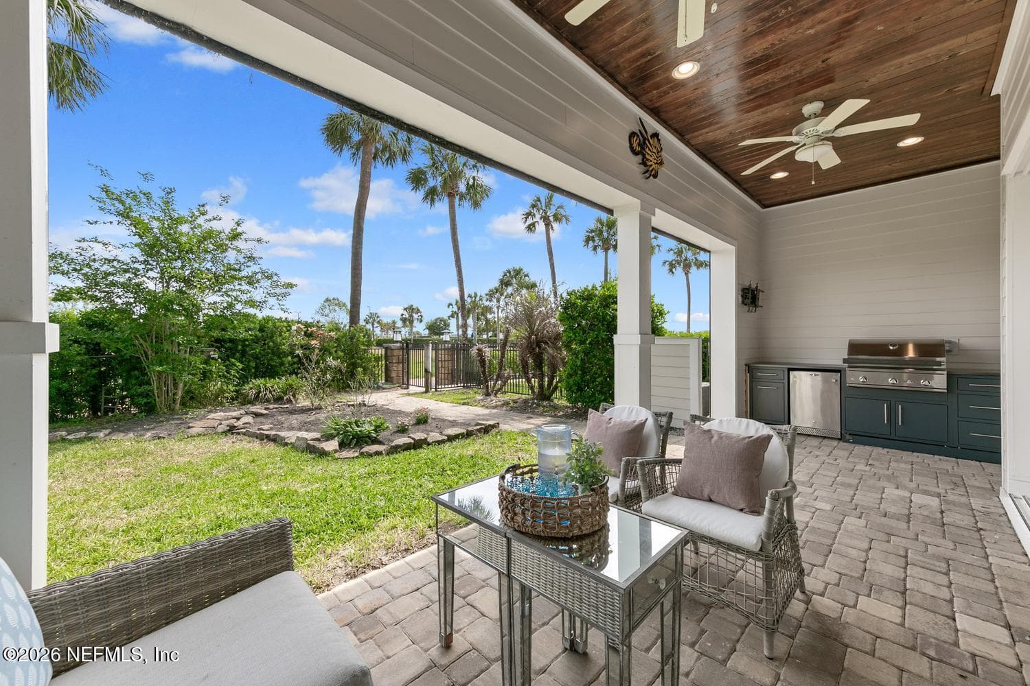 featuring an outdoor kitchen space — 69 RUM RUNNER Way, St. Johns, FL 32259