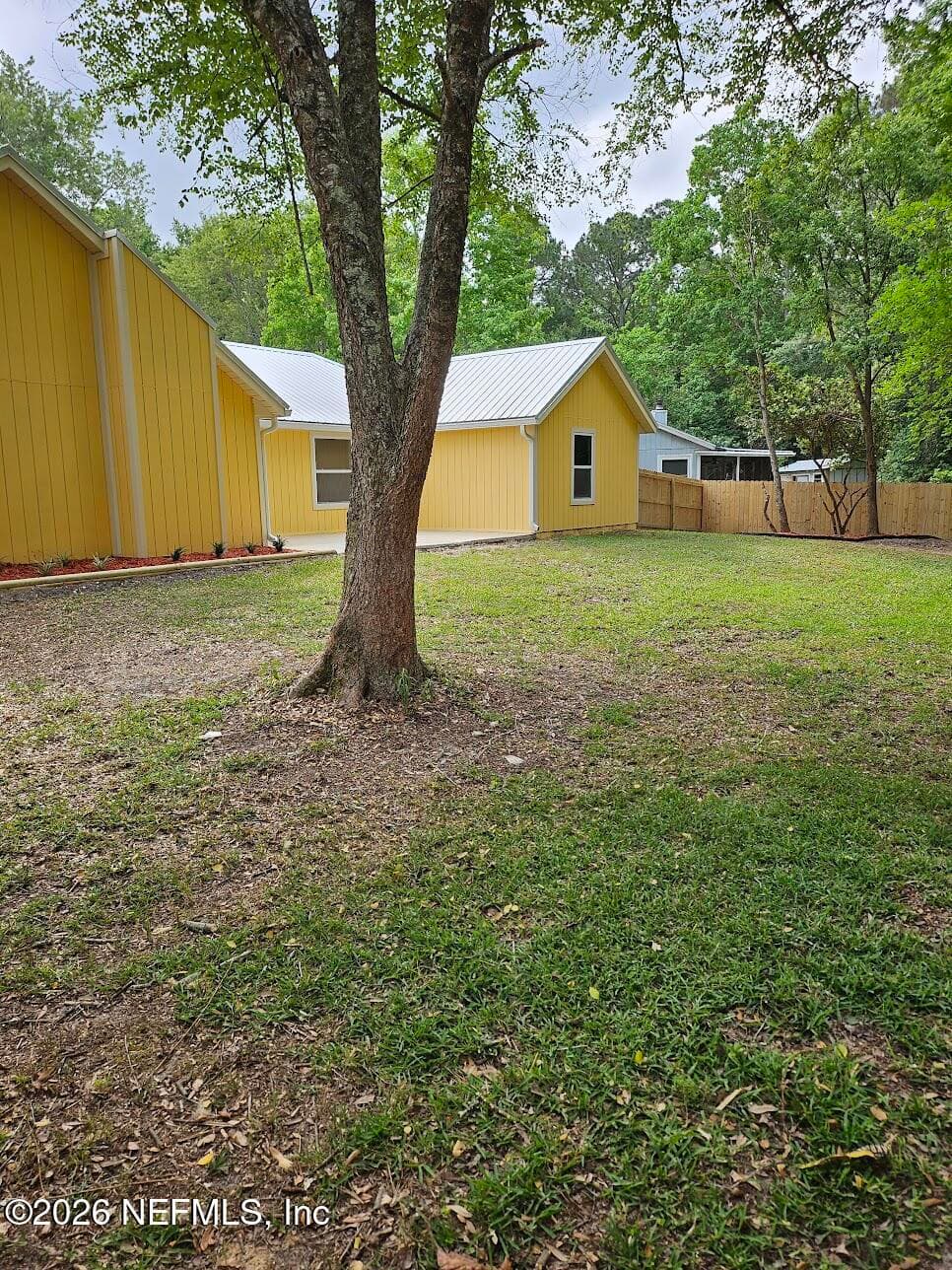 view from the west corner to the back patio. — 1225 BEE Street N, Orange Park, FL 32065