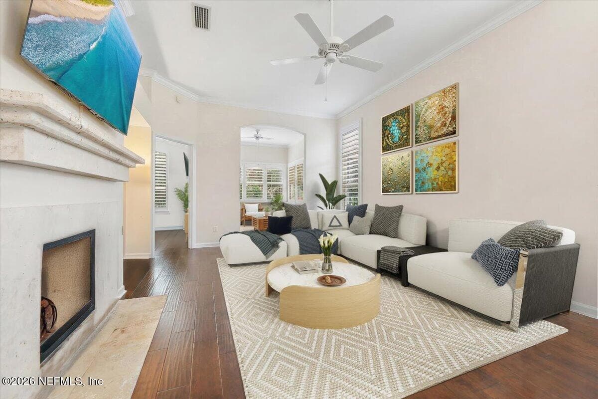 virtually staged — 838 TOURNAMENT Road, Ponte Vedra Beach, FL 32082