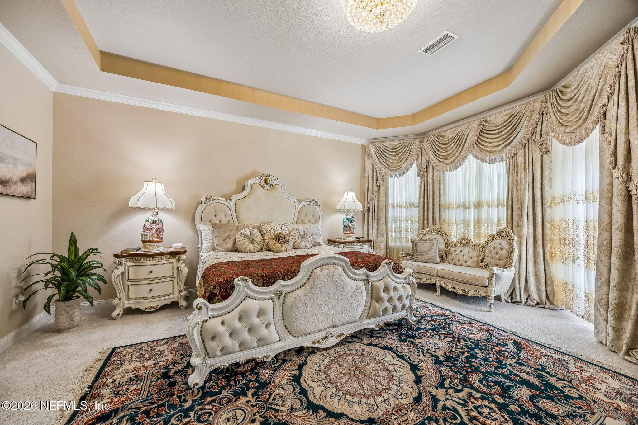Bay window and door to pool area — 2852 CASSIA Lane, Jacksonville, FL 32246