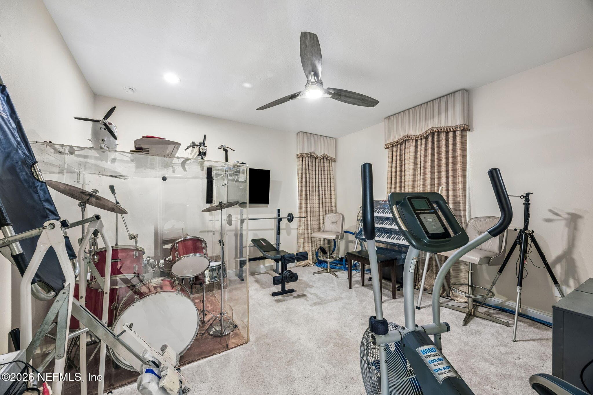 Bonus room for gym, office or music room — 2852 CASSIA Lane, Jacksonville, FL 32246