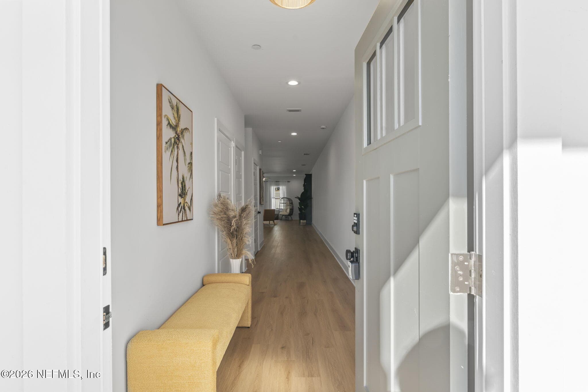 Entry Door with Kwikset Home Connect Smart Door lock in Matte Black — 925 2ND Avenue S, Jacksonville Beach, FL 32250