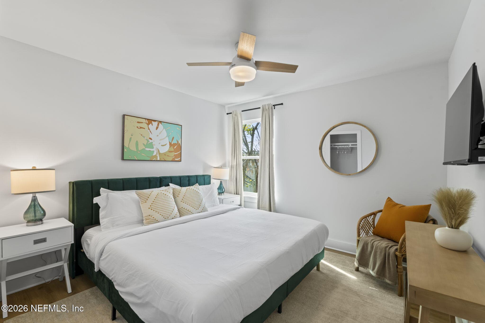 Bedroom 3 with modern finishes — 925 2ND Avenue S, Jacksonville Beach, FL 32250