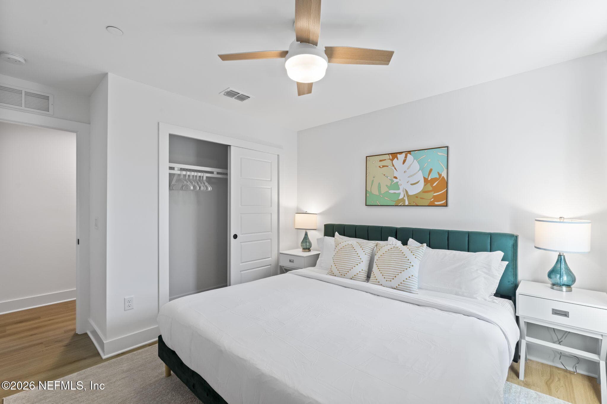 Bedroom 3 with modern finishes — 925 2ND Avenue S, Jacksonville Beach, FL 32250