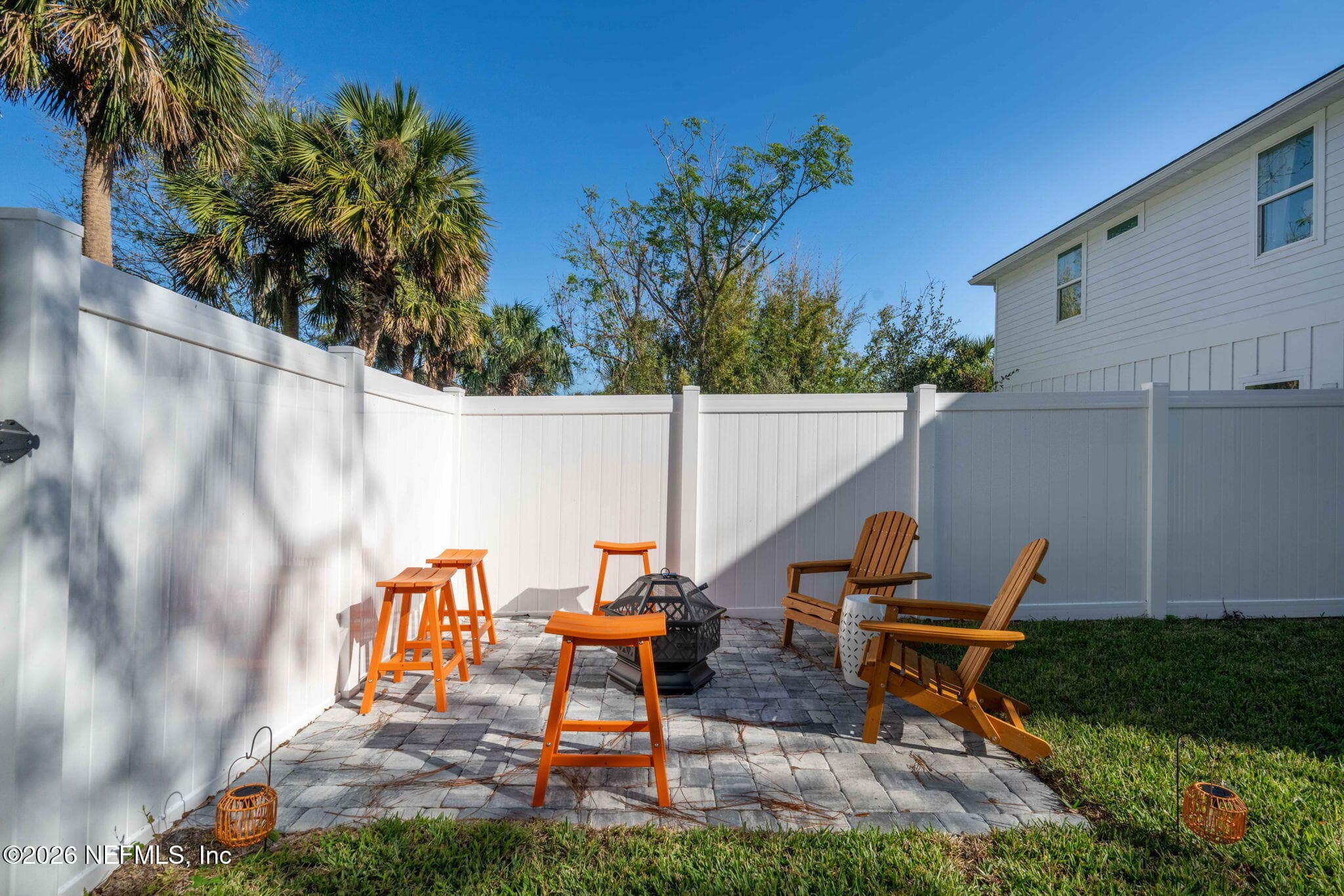 Additional 10x10 patio area in backyards — 925 2ND Avenue S, Jacksonville Beach, FL 32250