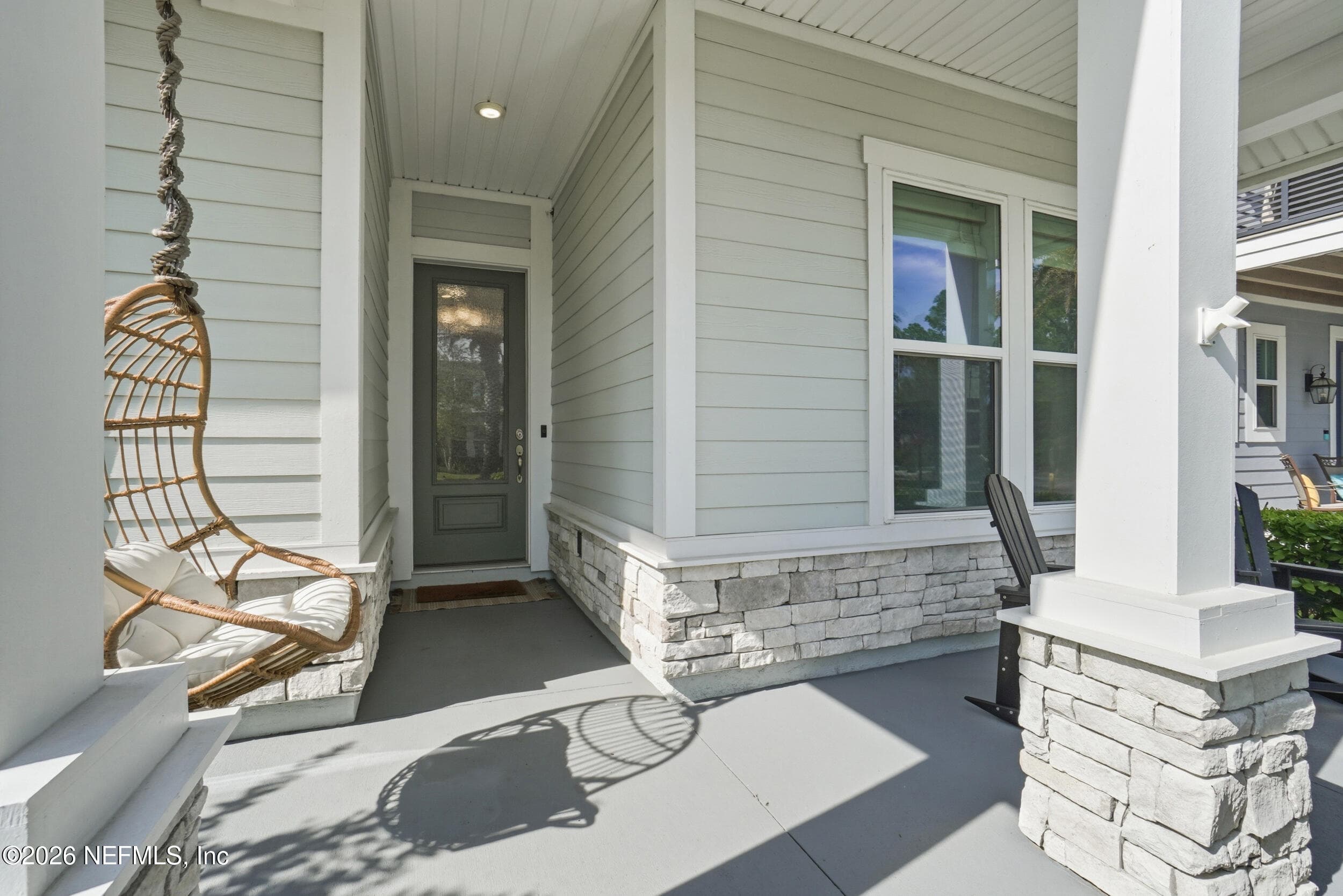 Front covered patio — 185 PARK CENTER Avenue, Ponte Vedra, FL 32081