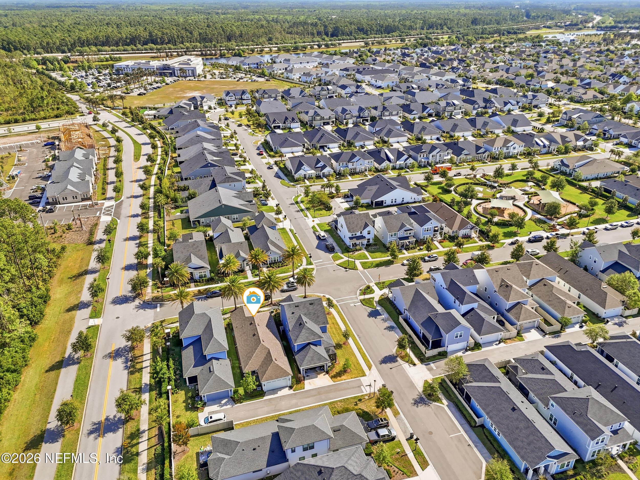 Aerial of Home — 185 PARK CENTER Avenue, Ponte Vedra, FL 32081