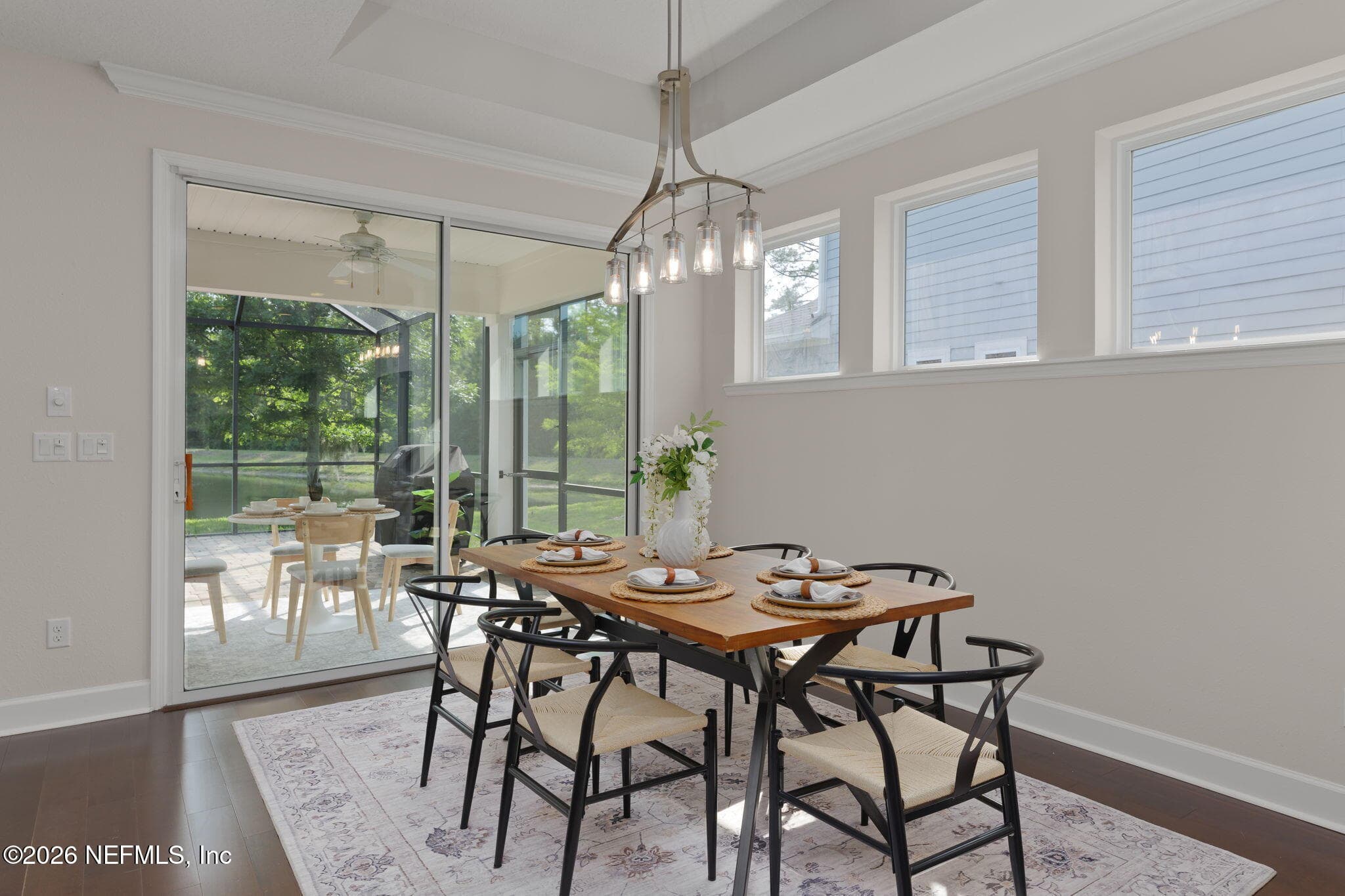 Dining area with sliders overlooking the pond! — 316 WHISPER ROCK Drive, Ponte Vedra, FL 32081