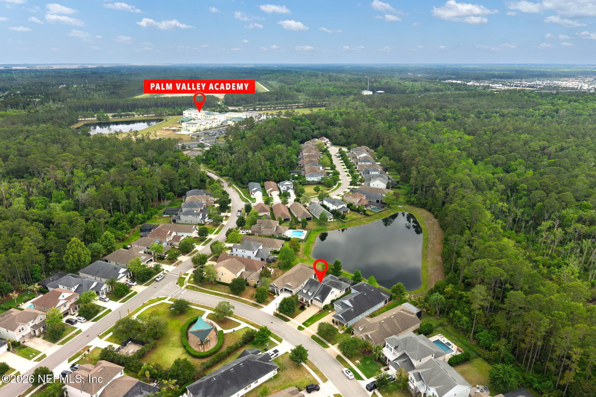 Palm Valley Academy for Kindergarten through 8th grade is a walk or bike ride away! — 316 WHISPER ROCK Drive, Ponte Vedra, FL 32081