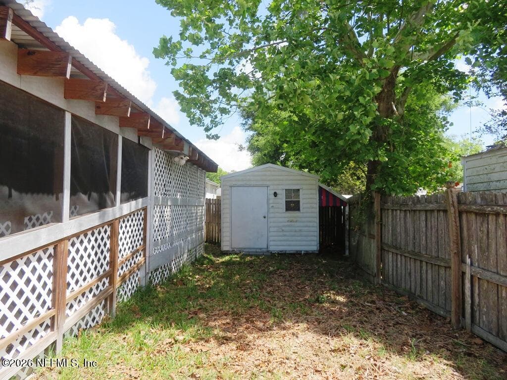 Rear - view 2 / Shed — 264 VINTAGE OAK Circle, St. Augustine, FL 32092