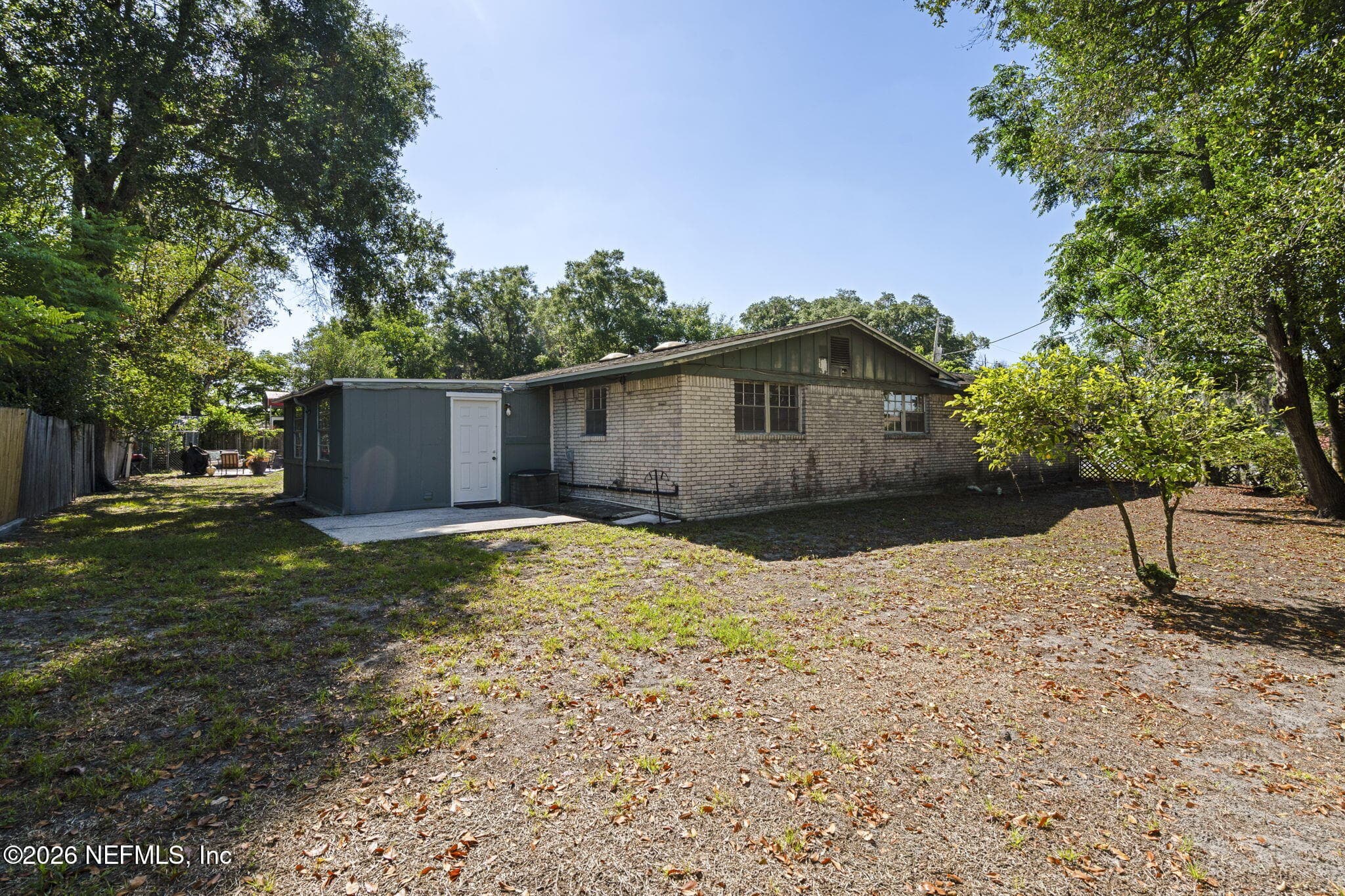 Additional slab area - large backyard — 1143 PECAN Cove, Jacksonville, FL 32221