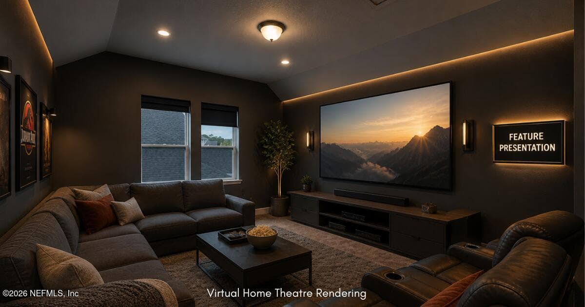 Like a Cozy Home Theatre! — 316 WHISPER ROCK Drive, Ponte Vedra, FL 32081