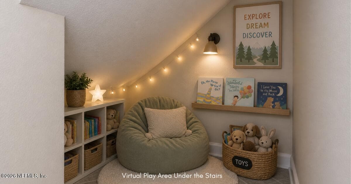It can be a little reading nook or play area! — 316 WHISPER ROCK Drive, Ponte Vedra, FL 32081