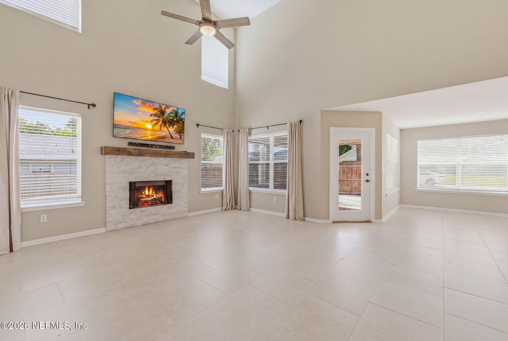 Family Room (Virtually Staged) — 811 HICKORY KNOLLS Drive, Green Cove Springs, FL 32043