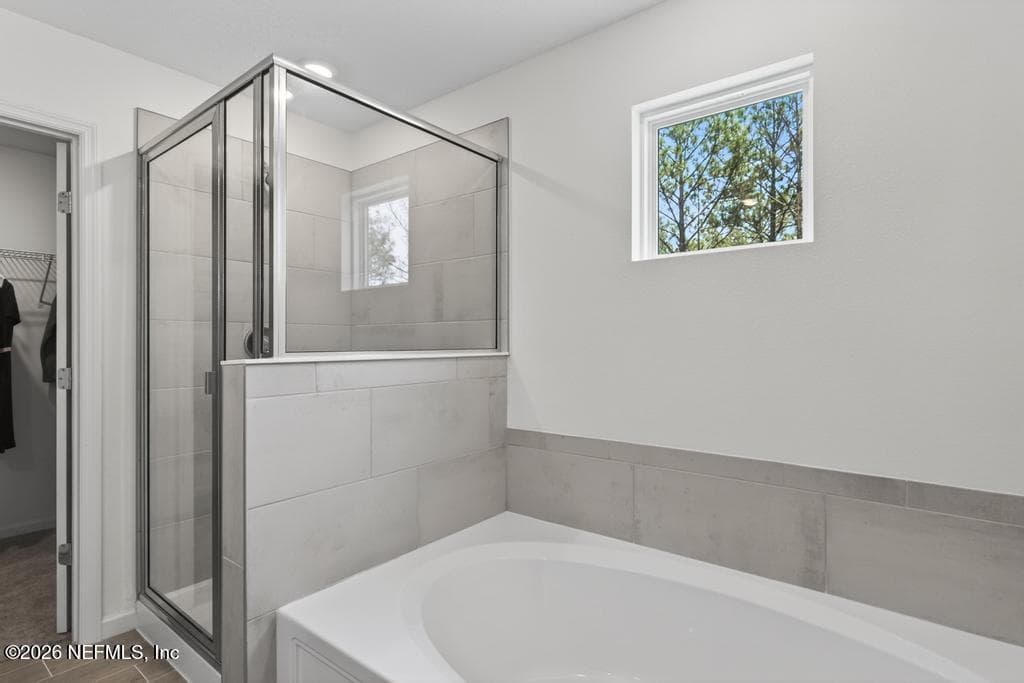 Primary Garden Tub & Separate Shower — 351 MIROMAR LAKE Drive, St. Augustine, FL 32084