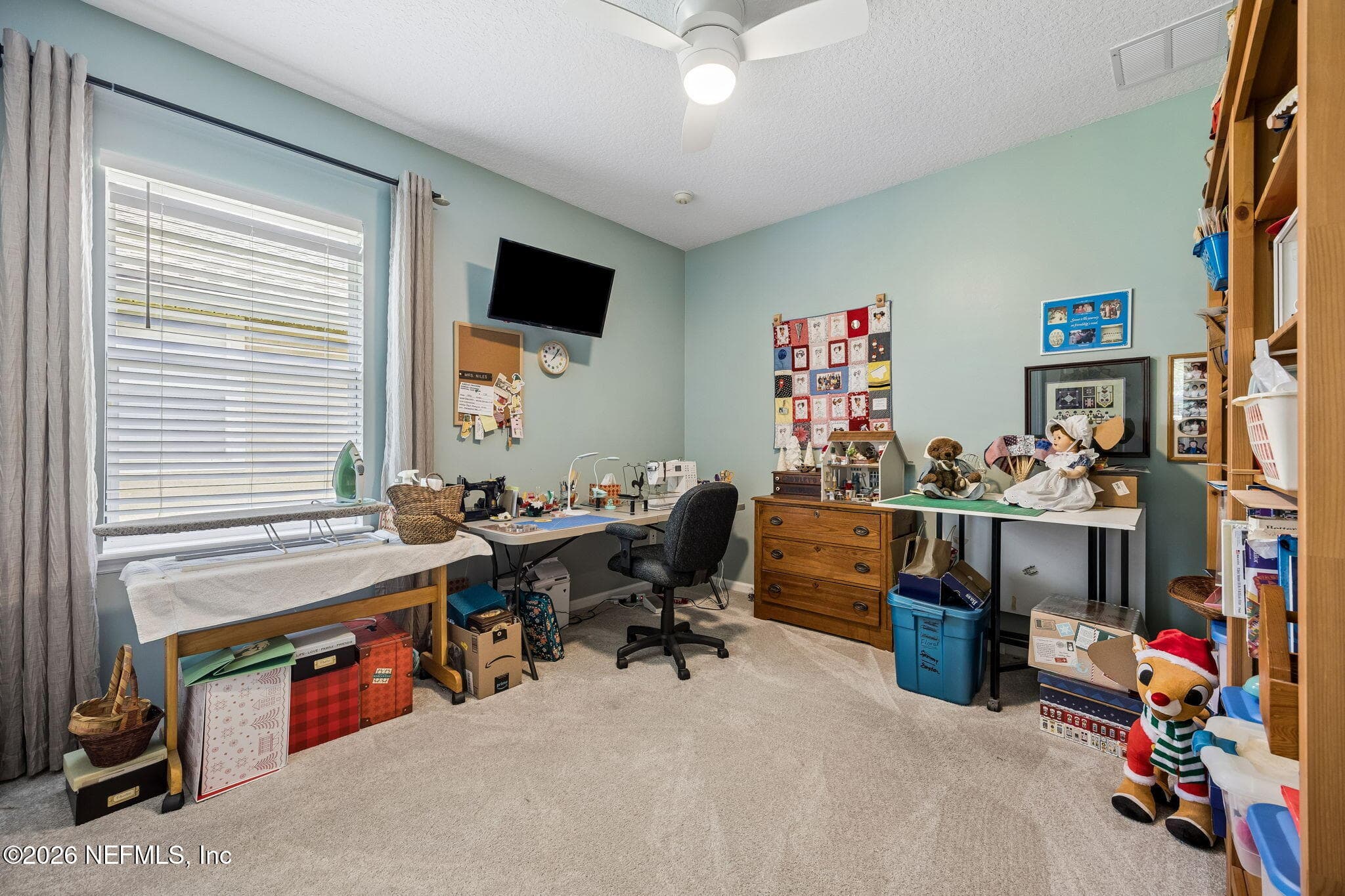 Third bedroom currently being used as craft room. — 85225 AMAGANSETT Drive, Fernandina Beach, FL 32034